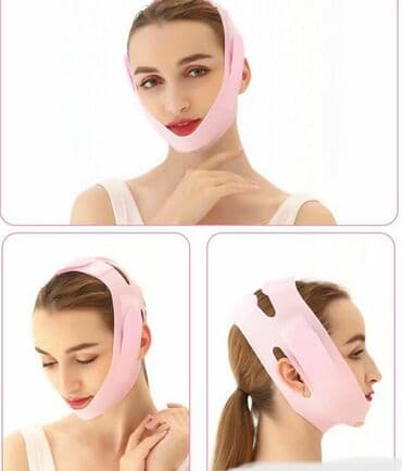 продаю в связи с переездом: Бандаж для лица силиконовый Лицевой бандаж Многоразовый Силиконовый — 3