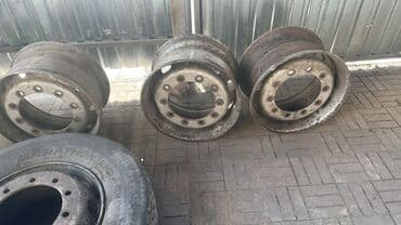 диски на нексии: Железные Диски R 22,5 отверстий - 10, Б/у — 2