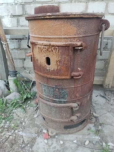 буржуйка на отработке: Продаётся,Металлическая печь-буржуйка цилиндрической формы.цена 8500 — 2