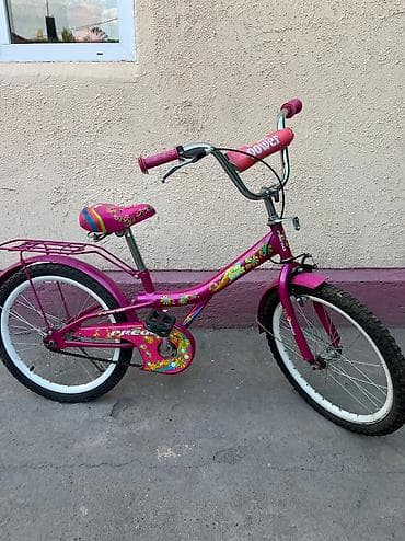 Детские самокаты: Детский велосипед, 2-колесный, 6 - 9 лет, Для девочки, Б/у — 1