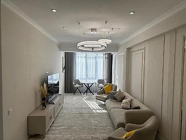 байташ таувер: 2 комнаты, 72 м², Элитка, 10 этаж, Дизайнерский ремонт — 2