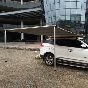 спальник на крышу: Тент-Маркиза (2м X 2,5м) на боковую часть для внедорожника — 3