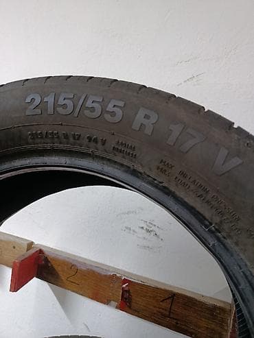camry 2020: Шины 215 / 55 / R 17, Лето, Б/у, Пара, Легковые, Continental — 3