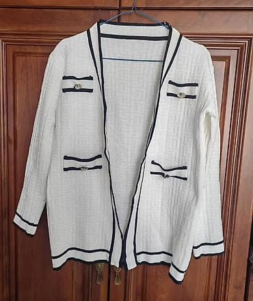 second hand: Женский комплект и кардиганы в стиле твид/шанель 1) Жакет-кардиган — 2