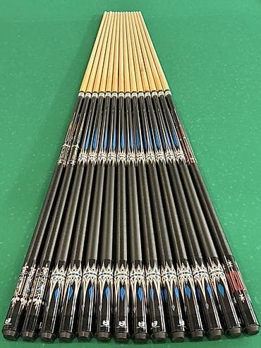 диски cd: Бильярдные кии, классический дизайн. - Материал шафта: светлый — 1