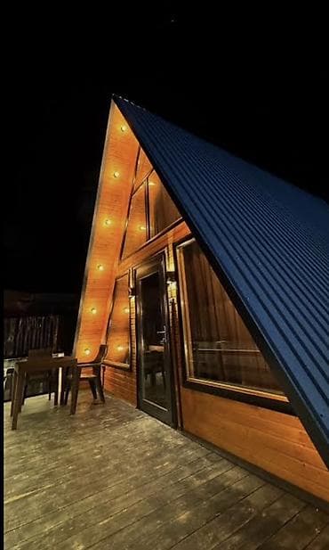 можульные дома: А-фрейм дом-шале (треугольный A‑образный каркас) - Архитектура — 1