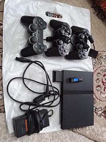 ps2 диски: Sony PlayStation 2 Slim (PS2) — комплект Состав: - Консоль PS2 Slim — 1