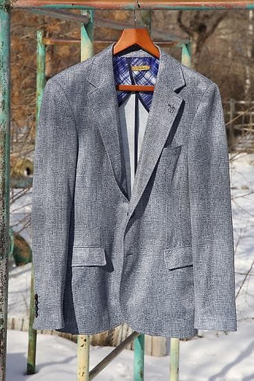 Костюмы: Продаю новые пиджаки: 1. Semco (Турция). Размер: 48-50. Не мнущаяся — 1