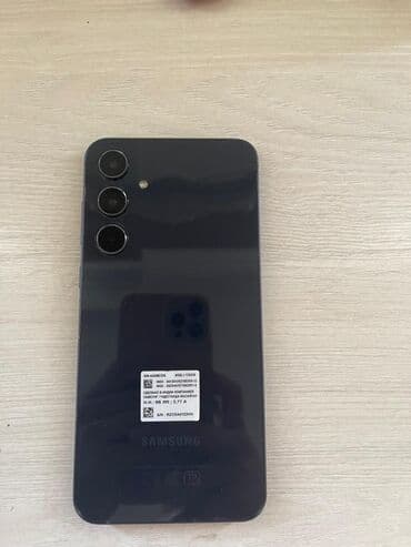 где дешевле купить телефон: Samsung Galaxy A55, Колдонулган, 128 ГБ, түсү - Кара, 2 SIM — 3