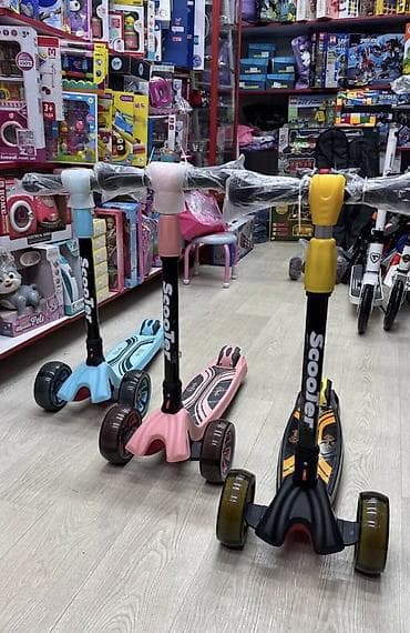 🛴 Детский самокат с подсветкой колёс 🌟 💥 Весёлый и полезный подарок