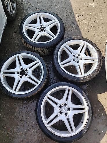 Колеса в сборе 275 / 35 / R 20, Зима, Б/у, Комплект, Легковые, Литые, отверстий - 5 — 1