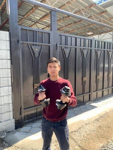 набор гантель в чемодане flexter: Гантели металлические Узбекистан Цена за 1кг по 150 сом Все веса в — 4