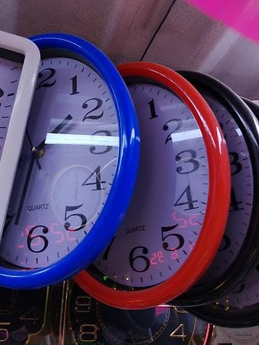 berber mirror second hand: Настенные кварцевые часы - Классический аналоговый циферблат с — 1