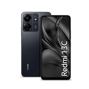 Redmi, Redmi 13C, Б/у, 128 ГБ, цвет - Черный, 2 SIM — 1