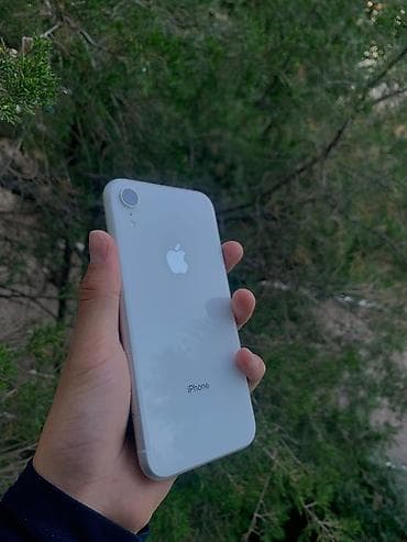 i5 10100f: IPhone Xr, Б/у, 128 ГБ, White Titanium, Защитное стекло, 76 % — 1