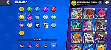 покко: Игровой аккаунт Brawl Stars Основные характеристики: - Трофеи: 19 094 — 3