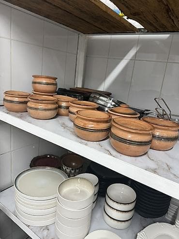 Посуда для кухни и сервировки — ассортимент - Керамические и глиняные at lalafo.kg Посуда для кухни и сервировки — ассортимент - Керамические и глиняные