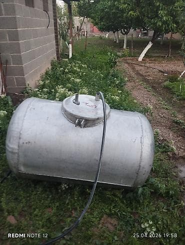 умывальник уличный: Бочка Алюминий, 600 л — 1