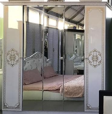 Шкаф купе, Новый, С зеркалом, МДФ