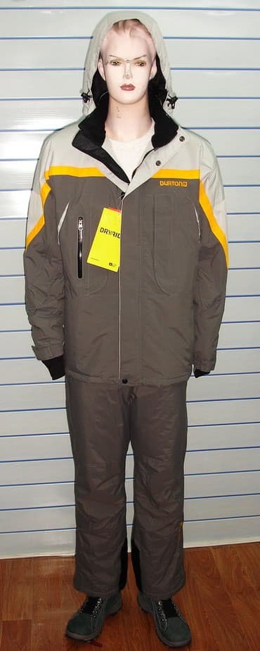 tech fleese: Костюм, Burton, Новый, С утеплителем, Затяжка внизу куртки, Манжеты на рукавах, Снегозащитная юбка — 8