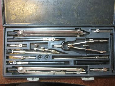 доска для рисования детская двухсторонняя купить: Две готовальни: комплектность на фото Состояние как есть. - Гострест — 2