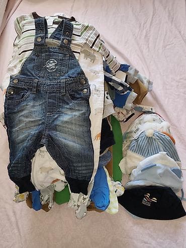 вещи для новорожденых: Комплект, цвет - Голубой — 6