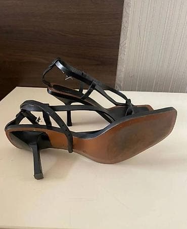 massimo: Кожаные босоножки Massimo dutti из лимитированный коллекции Limited — 3