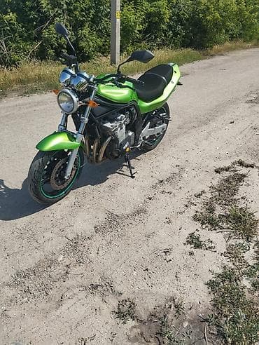 электро багги: Классический мотоцикл Suzuki, 600 куб. см, Бензин, Взрослый, Б/у — 3