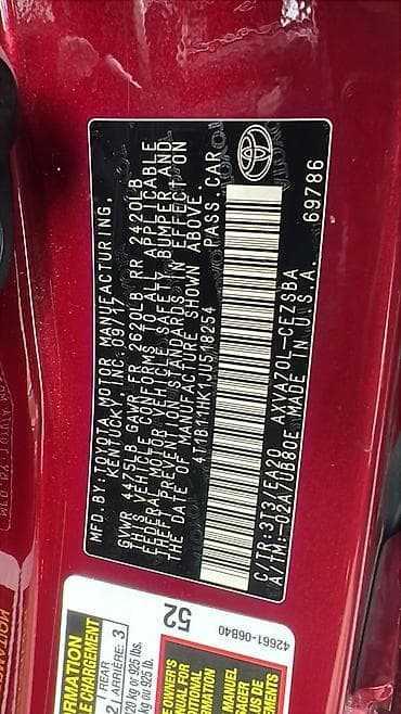 глушитель на авто: Toyota Camry: 2017 г., Автомат, Бензин, Седан — 10