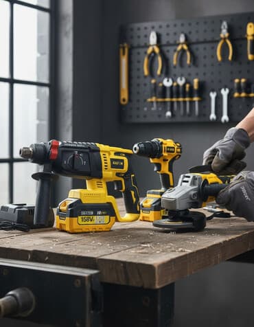 Аккумуляторный комплект электроинструмента KASON (жёлто‑чёрная серия