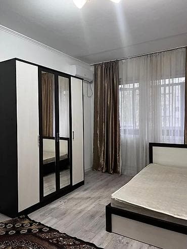 Батирлер: 1 бөлмө, 35 м², Асанбай мкр 105-серия, 3 кабат, Жаңы ремонт — 1
