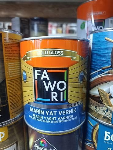 банка куплю: Лак яхтный Fawori Marin Yat Vernik, серия Gold Gloss.2.5 литра объем — 2