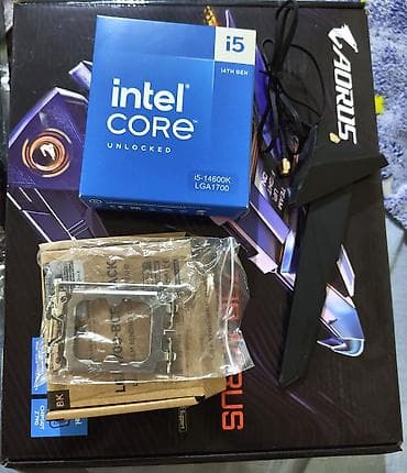 intel core i7 7700: Материнская плата, Б/у, Gigabyte, LGA1700, ATX, Для ПК — 2
