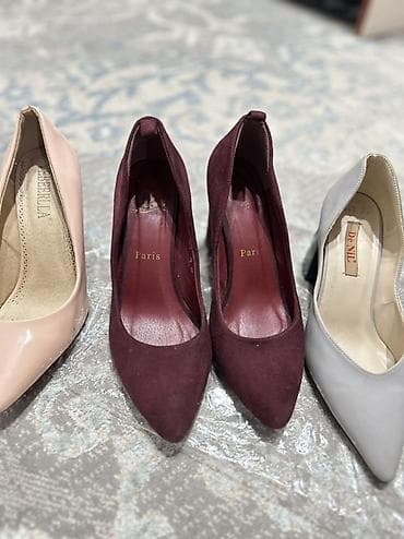 туф: Женские классические туфли-лодочки, набор из 3 пар. - Фасон: острый — 7