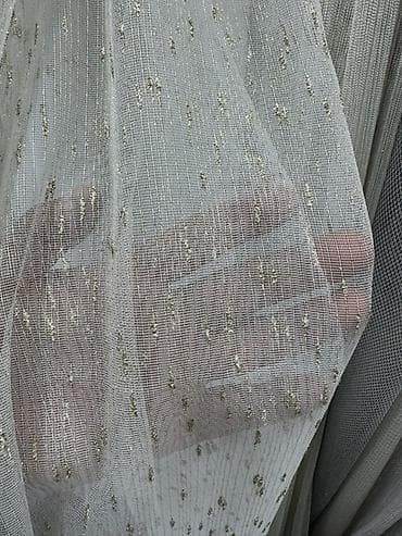 дантела постель производитель: Шторы из льняной фактурной ткани и сетчатый тюль - Коллекция — 6