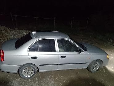 арзан машине: Hyundai Accent: 2003 г., Бензин, Седан — 3