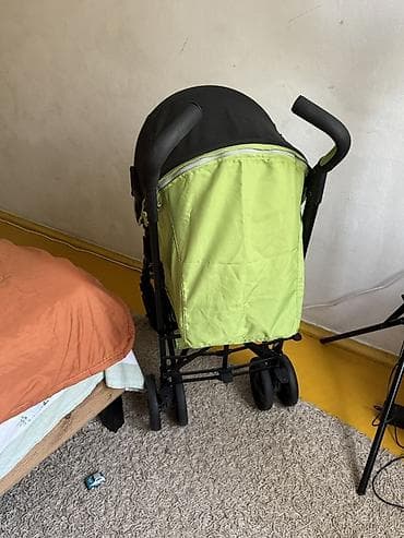 беби коляска: Коляска, Chicco, цвет - Черный, Б/у, Бесплатная доставка — 10