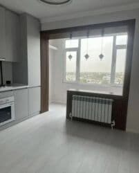 кут строй цены на квартиры бишкек: 1 комната, 48 м², Элитка, 9 этаж, Евроремонт — 6