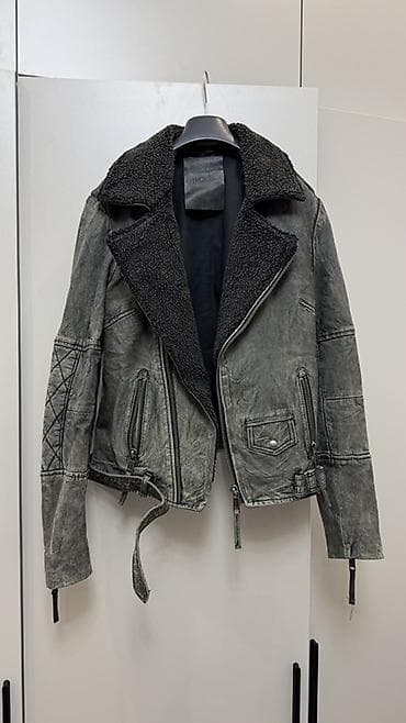 soft shell: Кожаная куртка, Косуха, Натуральная кожа, С меховой отделкой, XS, S — 1