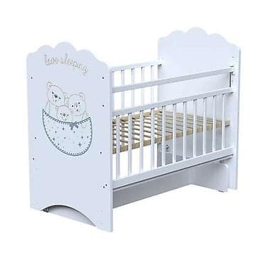 продаю спальный мешок: Детская кроватка “Love Sleeping” с рисунком мишек - Цвет: белый — 2