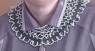 женское одежда: Продаю Бисерные воротнички и украшения ручной работы - Ажурные — 6