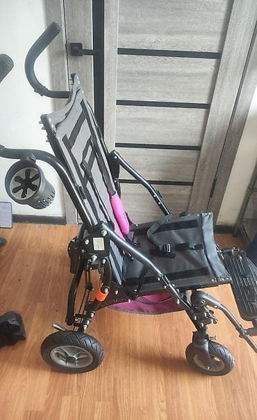 помощь мать одиночкам: Коляска, Другой бренд, цвет - Розовый, Б/у, Самовывоз — 4