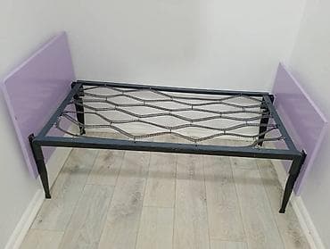 Детские кровати - Прочная сварная рама из металла. - Основание на