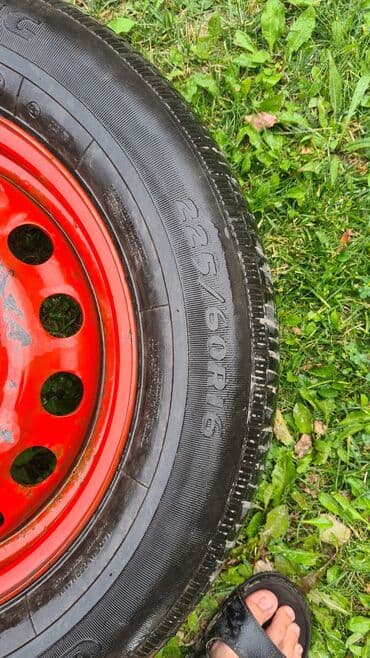 диск киа r16: Колеса в сборе 225 / 60 / R 16, Всесезонная, Б/у, Запаска, Легковые, Железные, отверстий - 5 — 2