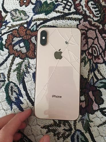 телефон айфон бишкек: IPhone Xs, Колдонулган, 64 ГБ, Deep Purple, Каптама, 100 % — 2