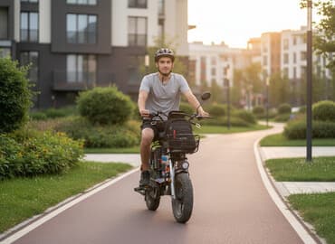 электронные скутеры: Электровелосипед, Новый — 1