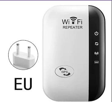wi: Усилитель сигнала Wi‑Fi (репитер), вилка EU Назначение: - Расширение — 1