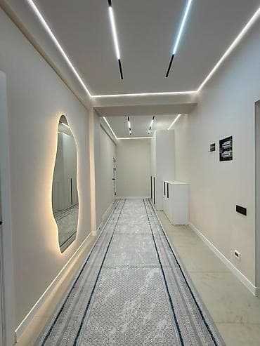 Квартиры: 2 комнаты, 55 м², Элитка, Асанбай мкр Элитка, 14 этаж, Евроремонт — 4