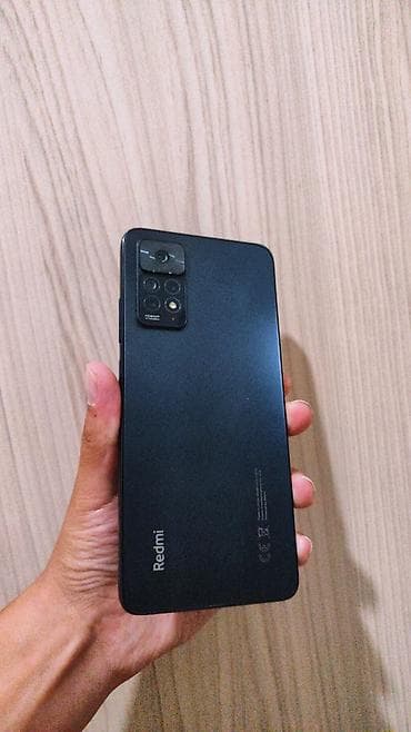 ретми 11: Redmi, Redmi Note 11 Pro, Б/у, 128 ГБ, цвет - Серый, 1 SIM, 2 SIM — 1