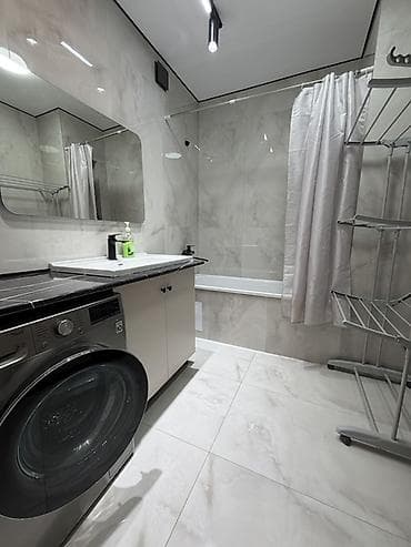 квартира бишкек аламидин 1: Зал үчүн гарнитур, Диван, Кездеме, түсү - Саргыч боз — 6